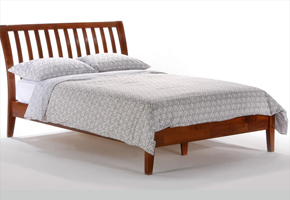 Nutmeg Cherry Platform Bed