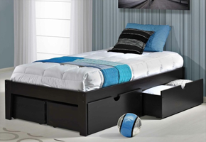  Venice Espresso Platform Bed