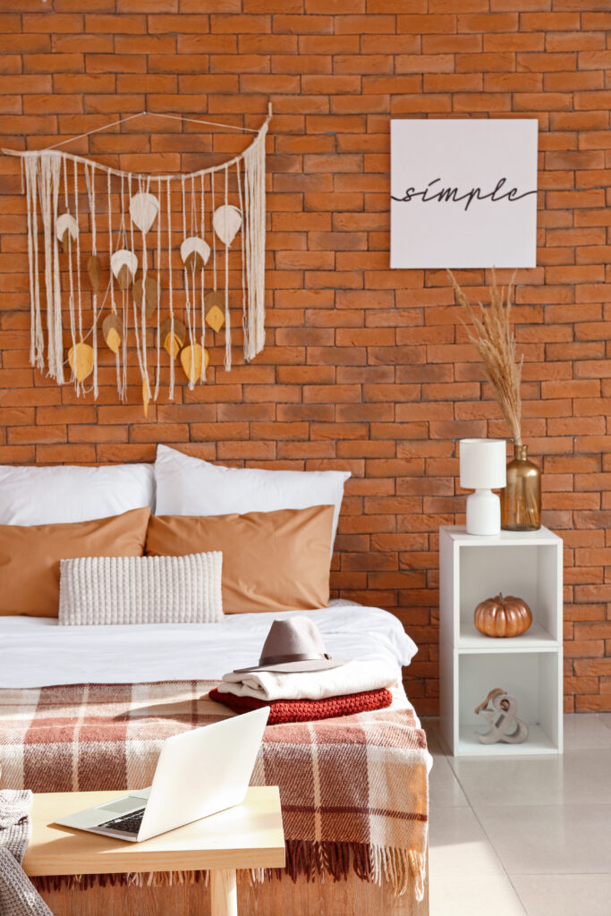 fall bedroom decorating with siesta sleepworks